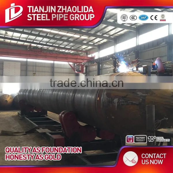 Quality Certification Spiral Pipe Costs Helical Welded Pipe} photo-2