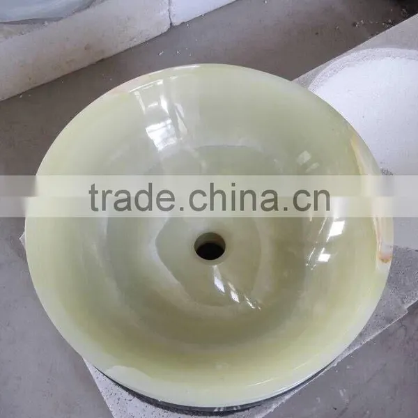 Unique Marble Basin ,onyx Basin,bathroom Sink photo-2