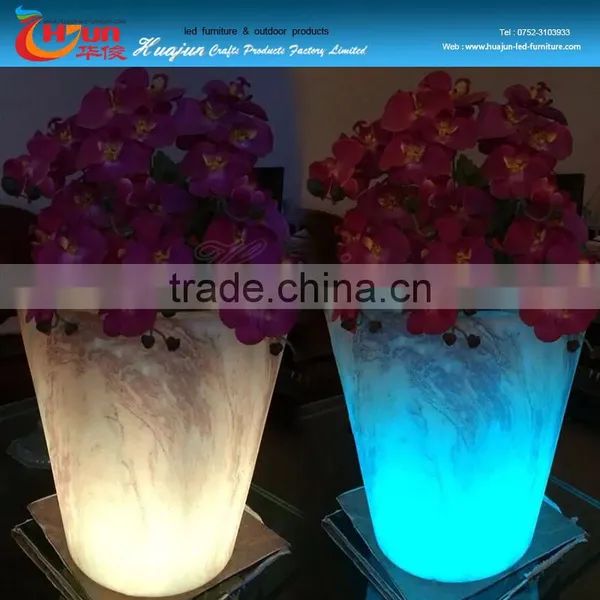 16 Colours Change Colorful Led Flower Pot photo-6
