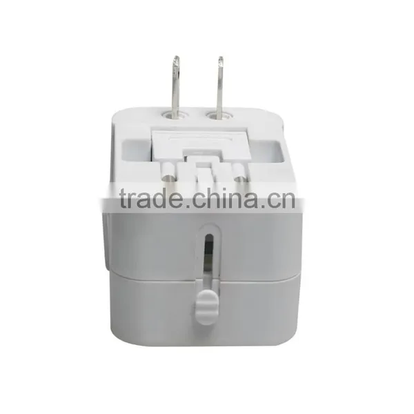 Factory Price USB Universal Portable Travel Plug Unique Travel Plug Superb Quality AC 250V Customized With Double USB Port photo-2
