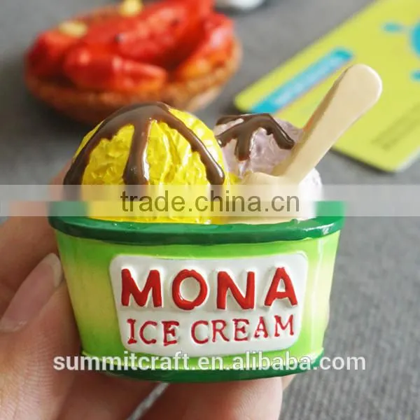 Wholesale Custom Creative Resin 3d Food Fridge Magnets photo-5