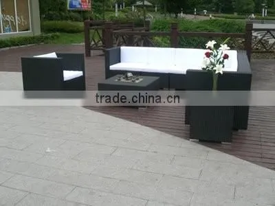Outdoor Rattan Furniture Leisure Garden Wicker Sofa photo-5