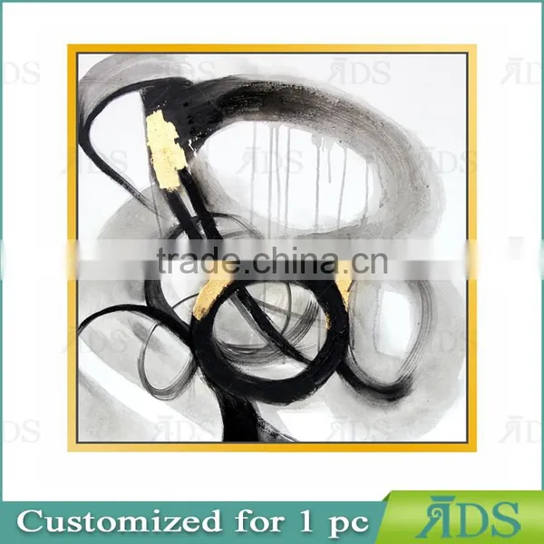 Wholesale Popular Designed Canvas Printed Painting With Gold Foil photo-3
