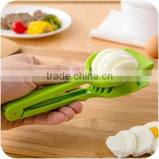 Wholesale Stock Plastic Egg Slicer Egg Tools Mushroom Slicer With Handle photo-3