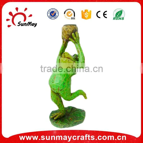 Polyresin Frog Planter Garden Figurine photo-5