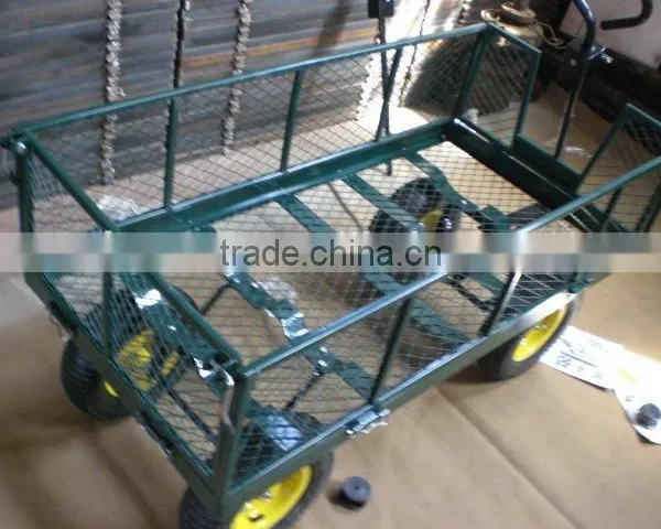 280kgs Mesh Foldable Steel Garden Tool Garden Carts TC1840B photo-5