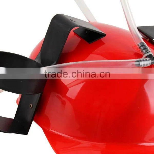 Adjustable Fun Unique Party Game Beer Soda Can Straw Holder Drinking Hard Hat Helmet photo-5