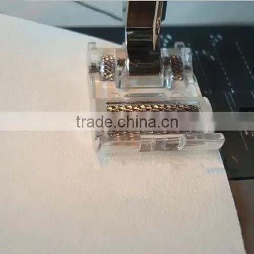 House Hold Low Shank Roller Sewing Machine Leather Presser Foot For Brother Janome Singer photo-4