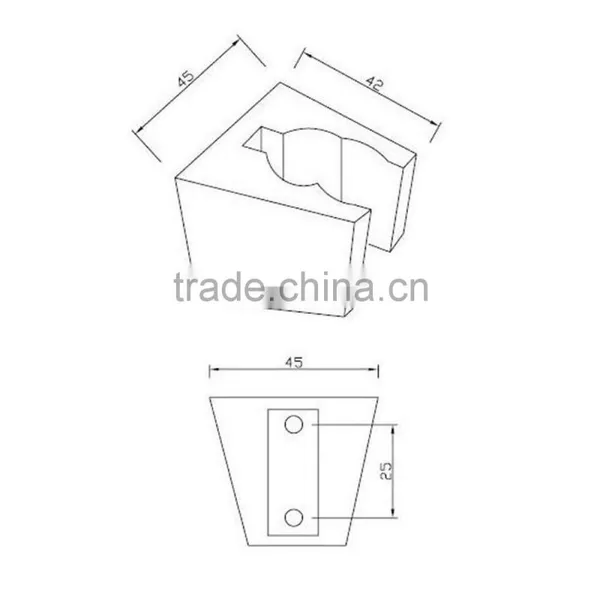Wall Mounted Shower Holder Hand Shower Holder Bracket ABS Plastic Shower Accessories photo-5