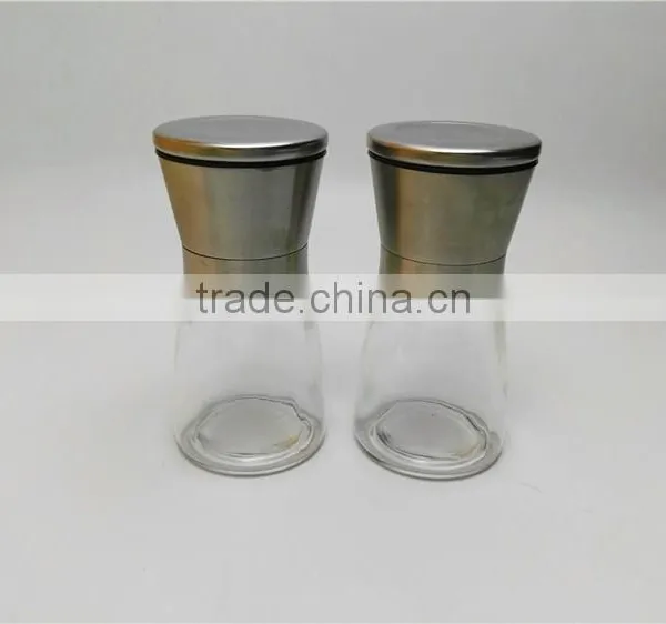 Amazon Top Selling 18/8 Stainless Steel Salt and Pepper Grinder Set photo-3
