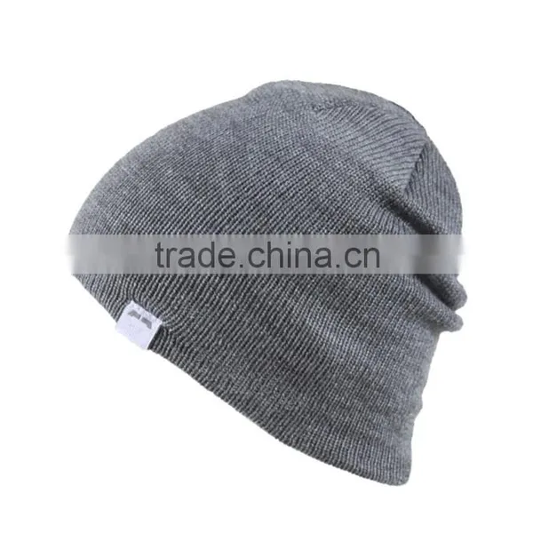 Trade Assurance Funny Knitted Cap With Felt Label photo-3
