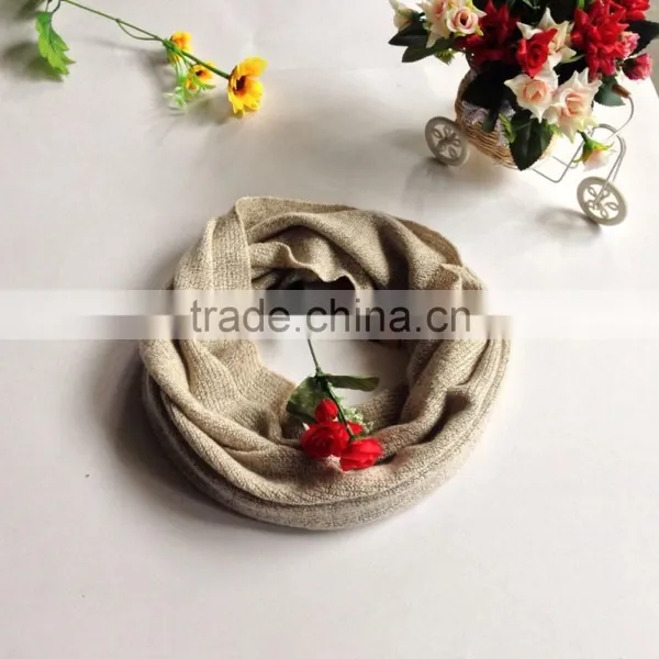 Factory Direct Sale Flat and Circle Computer Multicolor Stretch Knitted Scarf photo-4
