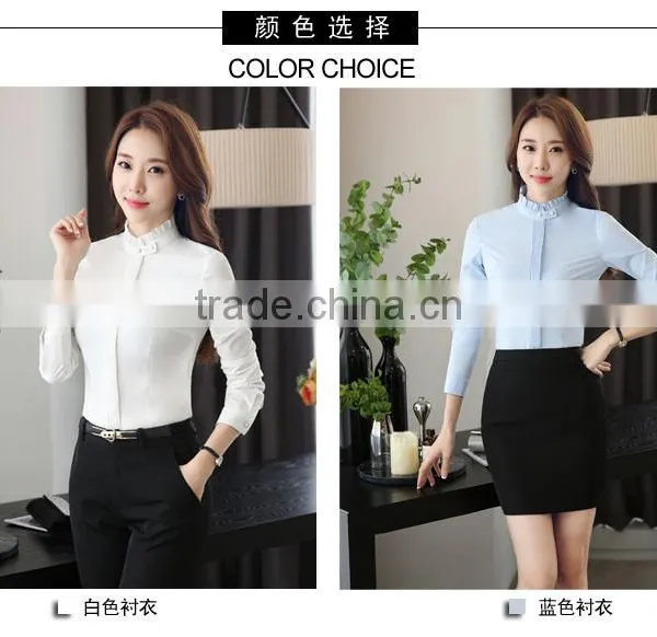 Black Grey Color Office Uniform Designs and Pictures Elegant Lady Office Uniform for Women photo-3