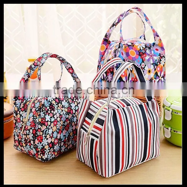 New Design Stripe Thermal Lunch Box Bag photo-2