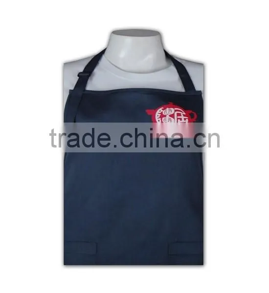 Wholesale Factory Price Navy Blue Latest Unisex Cotton Long Apron photo-5