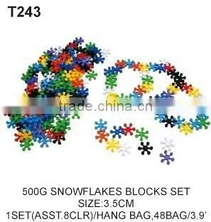 500g 3.3cm Plastic Tang Han Building Blocks Educational Toy photo-2