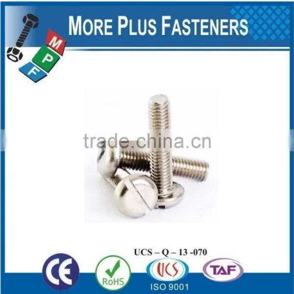 Made In Taiwan Slotted Pan Head Machine Screw photo-5