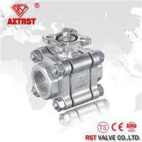 3PC 2000PSI Stainless Steel Heavy Duty Floating CF8/CF8M Ball Valve NPT/BSP Thread Ends