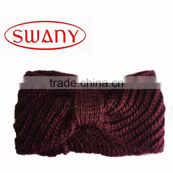 Diagonal Lurex Elegant Hearwrap