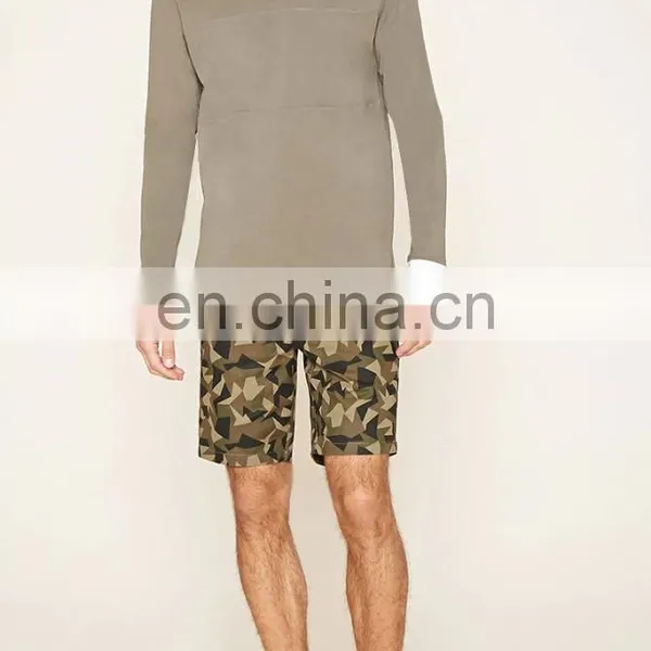 China Wholesale Custom Mens Casual Print Cotton Shorts photo-4