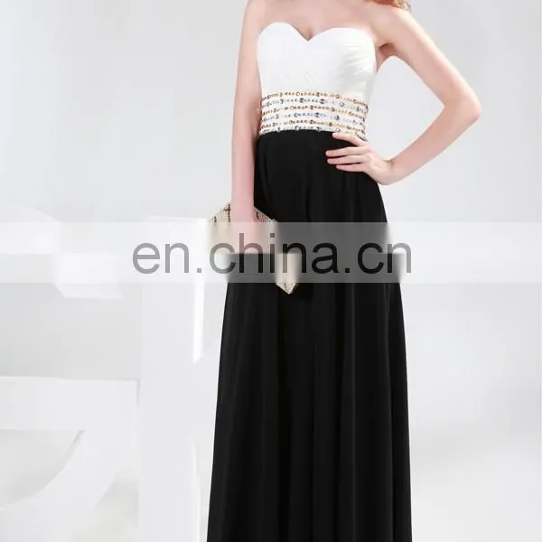 2015 Grace Karin New Design Sexy Sweetheart Sleeveless Long Chiffon Plus Size Evening Dress CL4429 photo-2