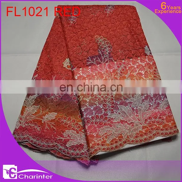 Free Shipping Wholesale African French Lace High Quality Guipure Lace Fabric photo-5