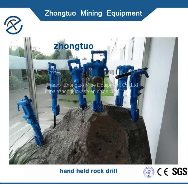 Air Leg Rock Drill Worked With Air Compressor photo-2
