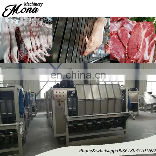Hot Selling Stainless Steel Hydraulic Pig Scalding Unhairing Machine photo-6