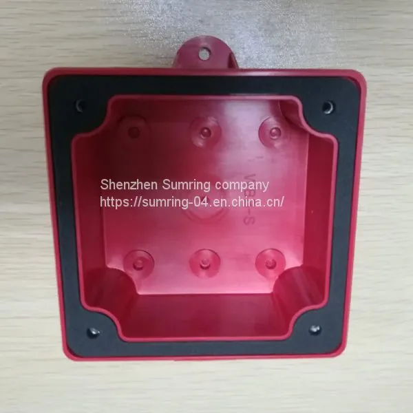 Manual Red Fire Bell Outdoor Fire Alarm Bell 24vdc With Back Box photo-2