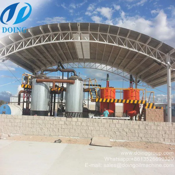 85% Oil Yield Waste Oil Distillation Equipment Recycling Used Motor Oil to Diesel Plant photo-4