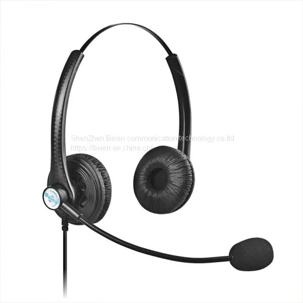 China Beien T12 RJ-USB Telephone Call Center Headset Noise-cancelling Headset Customer Service photo-4