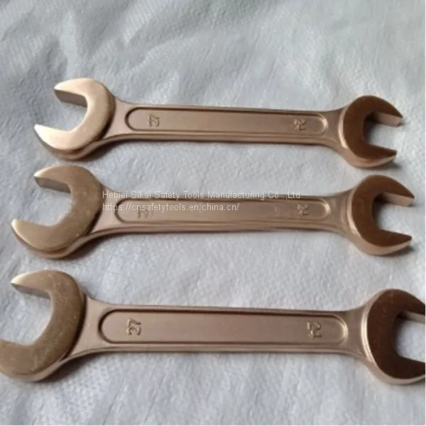 Hebei SIKAI Explosion-proof Tools Beryllium Copper Wrench Double Open End 24-27mm photo-2