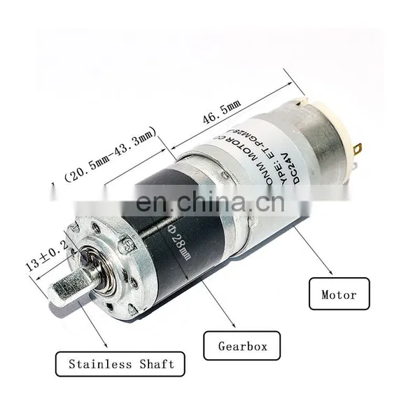 12v 18v 10rpm High Torque dc Planetary Gear Motor for Toilet Seat Cover photo-7