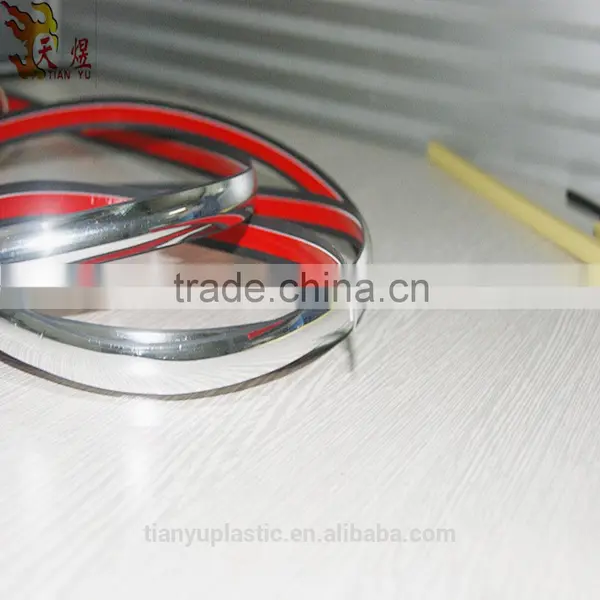 Pvc Galvanized Chrome Metal Strips Decorative Edge Banding for Furniture and Car photo-4