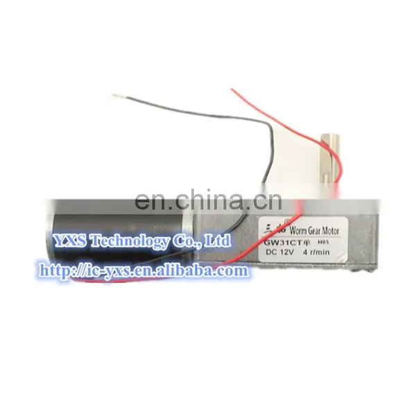 GW31CT Motor 6V 12V 24V Dual Output Shaft Torque Worm 24 v dc Geared Motor photo-2