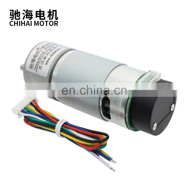 ChiHai Motor CHR-GM37-550ABHL 37mm Eccentric Shaft Output High Torque Gear Reducer Gearbox With 17PPR Encoder Motor for DIY photo-3