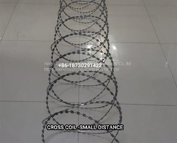 Single Or Cross Concertina BTO CBT Galvanized Barbed Wire From China Supplier photo-4