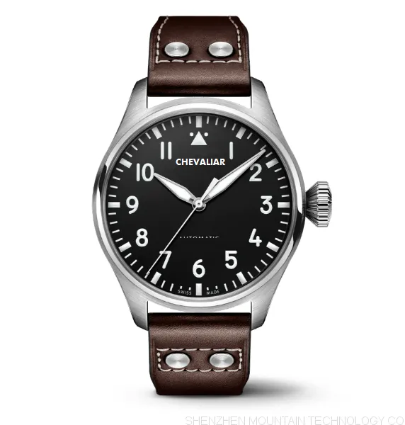 Stainless Steel Water Resistance Fashion Watches Genuine Leather Quartz Man Watch photo-2