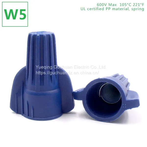 Spring Screw Type Wiring Cap W5double-wing Rotary Crimping Cap Waterproof Screw Screw Closed Terminal photo-5