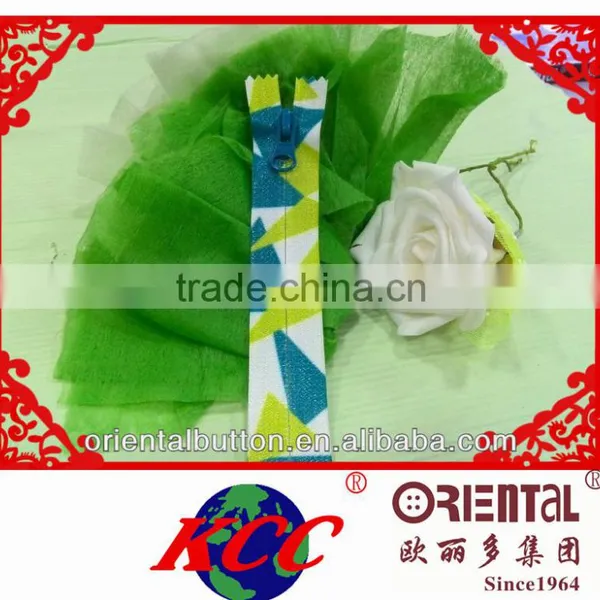 High Quality/C4 Water Proof Printed Zipper KCC Zipper photo-3
