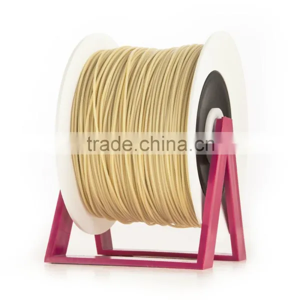 Pla 3d Printer Material Beige Filament With the New Spool Convertible Into a Coat Hanger. Spool Holder Included. photo-3