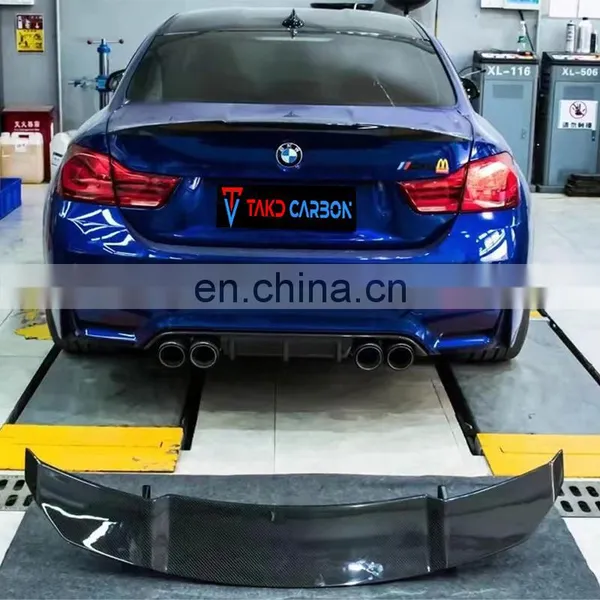 Perfect Fitment Aerodynamic Full-dry Carbon Fiber Process Vors Style Body Kit Car Rear Roof Spoiler Wing photo-5