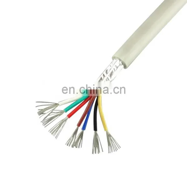 8 Cores 0.12 Electronic Signal Cable 100% Wrapped Aluminum Foil Shielding Tinned Copper Signal Wire photo-2