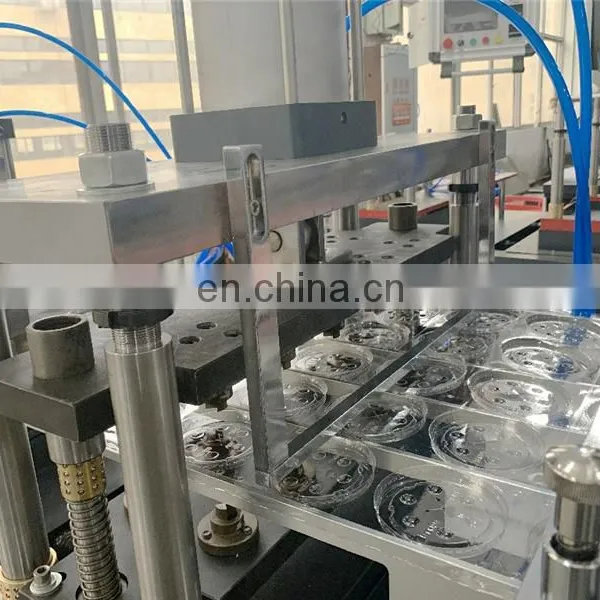 PCL450 Automatic Plastic Drink Paper Cup Cover Lid Cap Thermo Forming Punching Cutting Machine photo-3