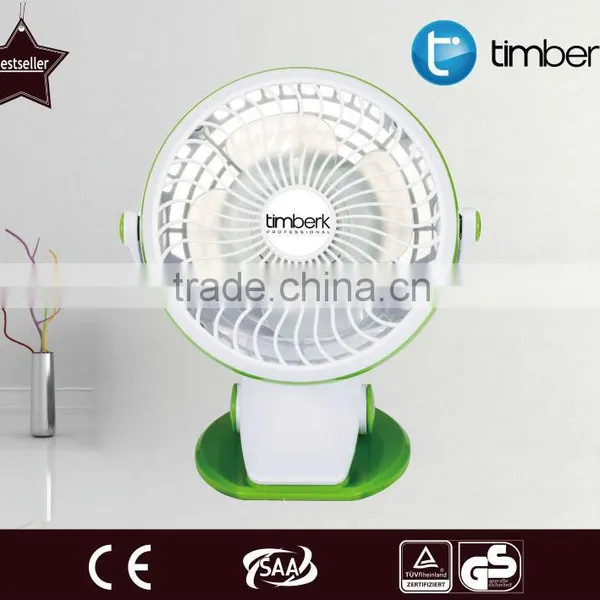 Timberk Factory DC USB Clip Fan Dry Battery Clip Fan photo-4
