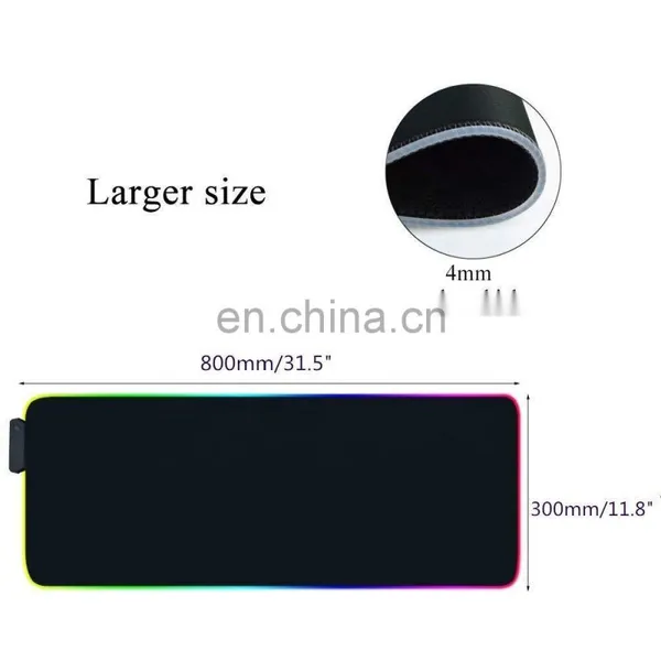 High Quality Natural Rubber Base Custom Logo Printing Keyboard Play Mat/Gaming Mouse Pad photo-4