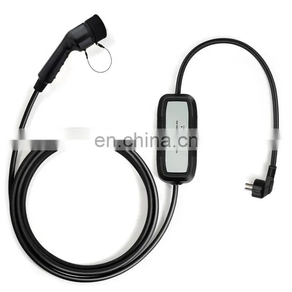 Hot Sale Product AC European Standard Type 2 32A 7KW Portable EV Charger Car Charger Charging Gun(Indicator Light Type)