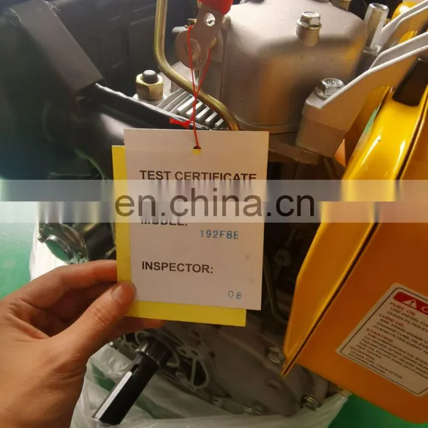 Hot Sale 10HP Single Cylinder Diesel Engine With Electric Starter 186FA photo-3