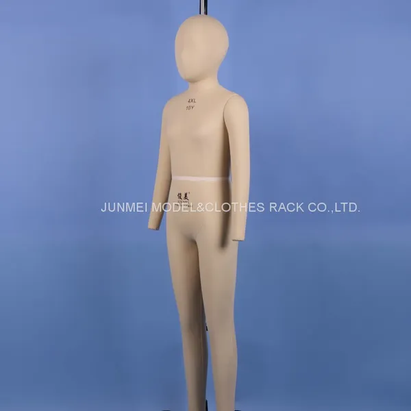 Junmei Full Body Children Mannequin USA Size 10 Girl Dress Form for Tailor Sewing Manikin photo-3
