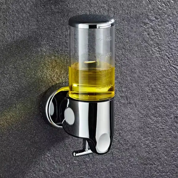 Wall Mounted Hotel Shampoo Dispenser Bathroom Accessories Stainless Steel Liquid Soap Dispenser photo-3
